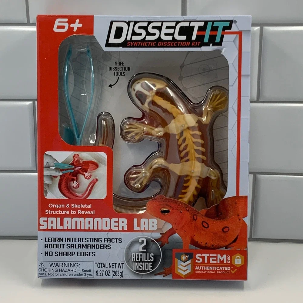 Dissect-It Synthetic Dissection Kit Salamander Lab STEM Toy New 1067-9906